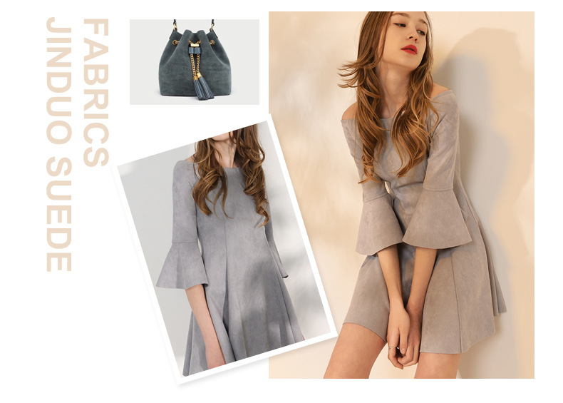 斜纹空气层烫金麂皮绒 成品展示图