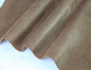 烫金麂皮绒 高档仿皮沙发面料