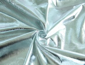 经编麂皮绒烫银