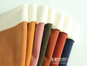 6坑泡泡灯芯绒复合小兔毛