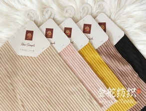 2.5条全涤抽条绒